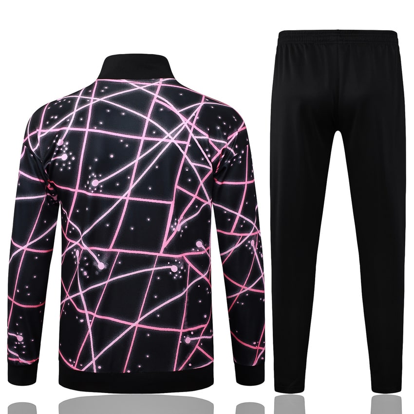 Survetement PSG Veste Homme 2025 2026 Noir Rose | Foot Sport