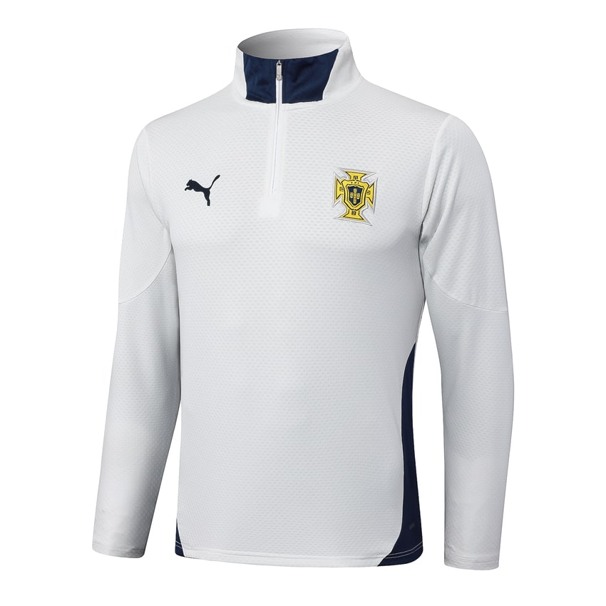 Survetement Portugal Training Homme/Enfant 2024 2025 Blanc Bleu | Foot Sport