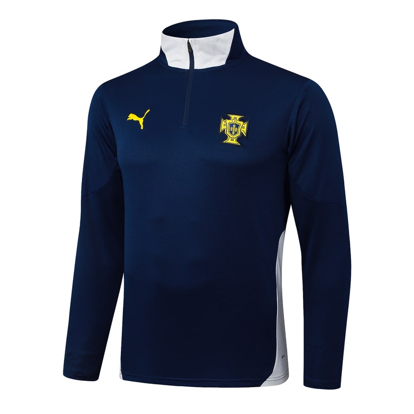 Survetement Portugal Training Homme/Enfant 2024 2025 Bleu Sombre | Foot Sport