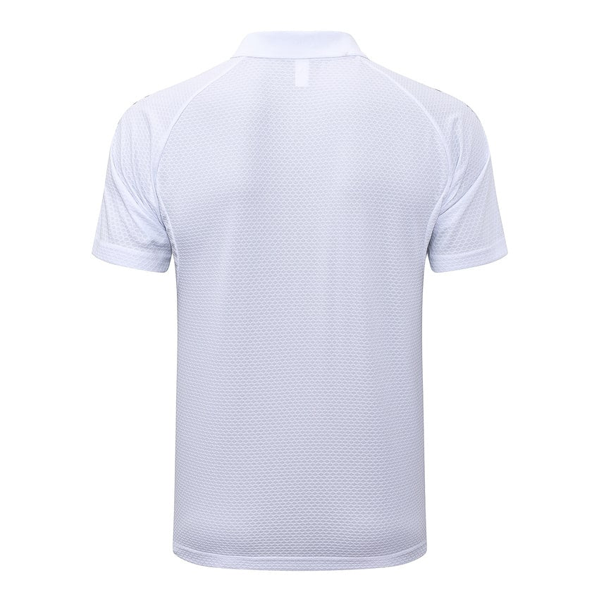 Polo del Real Madrid para hombre 2025-2026 Blanco Azul | Fútbol