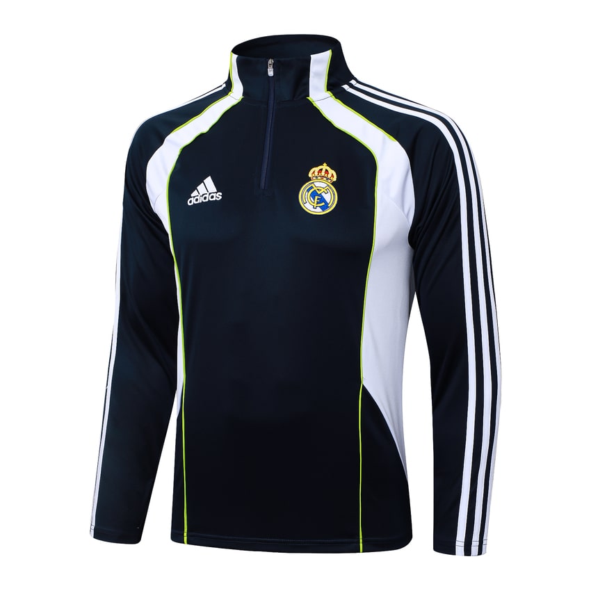 Survetement Real Madrid Training Homme/Enfant 2025 2026 Noir Blanc | Foot Sport