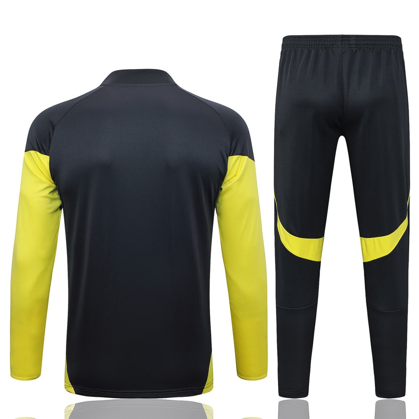 Conjunto de entrenamiento del Real Madrid para hombre/niño 2025-2026, negro oscuro | Fútbol