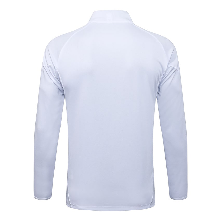 Chaqueta deportiva del Real Madrid para hombre/niño 2025-2026, blanca y azul | Fútbol