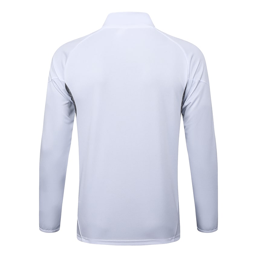 Chaqueta deportiva del Real Madrid para hombre/niño 2025-2026, blanco claro | Fútbol
