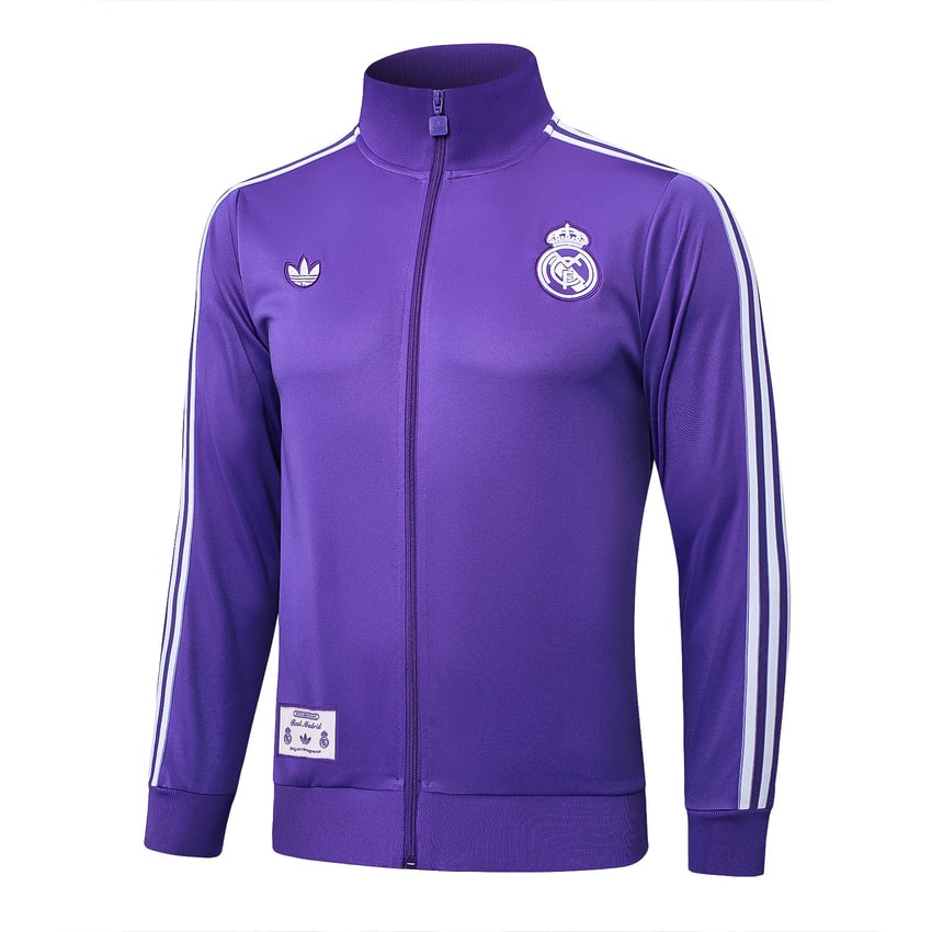 Survetement Real Madrid Veste Homme/Enfant 2025 2026 Violet | Foot Sport