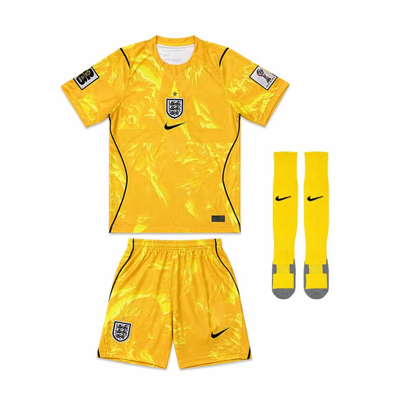 Maillot Angleterre Kit Enfant Gardien 2026 2027 Jaune | Foot Sport