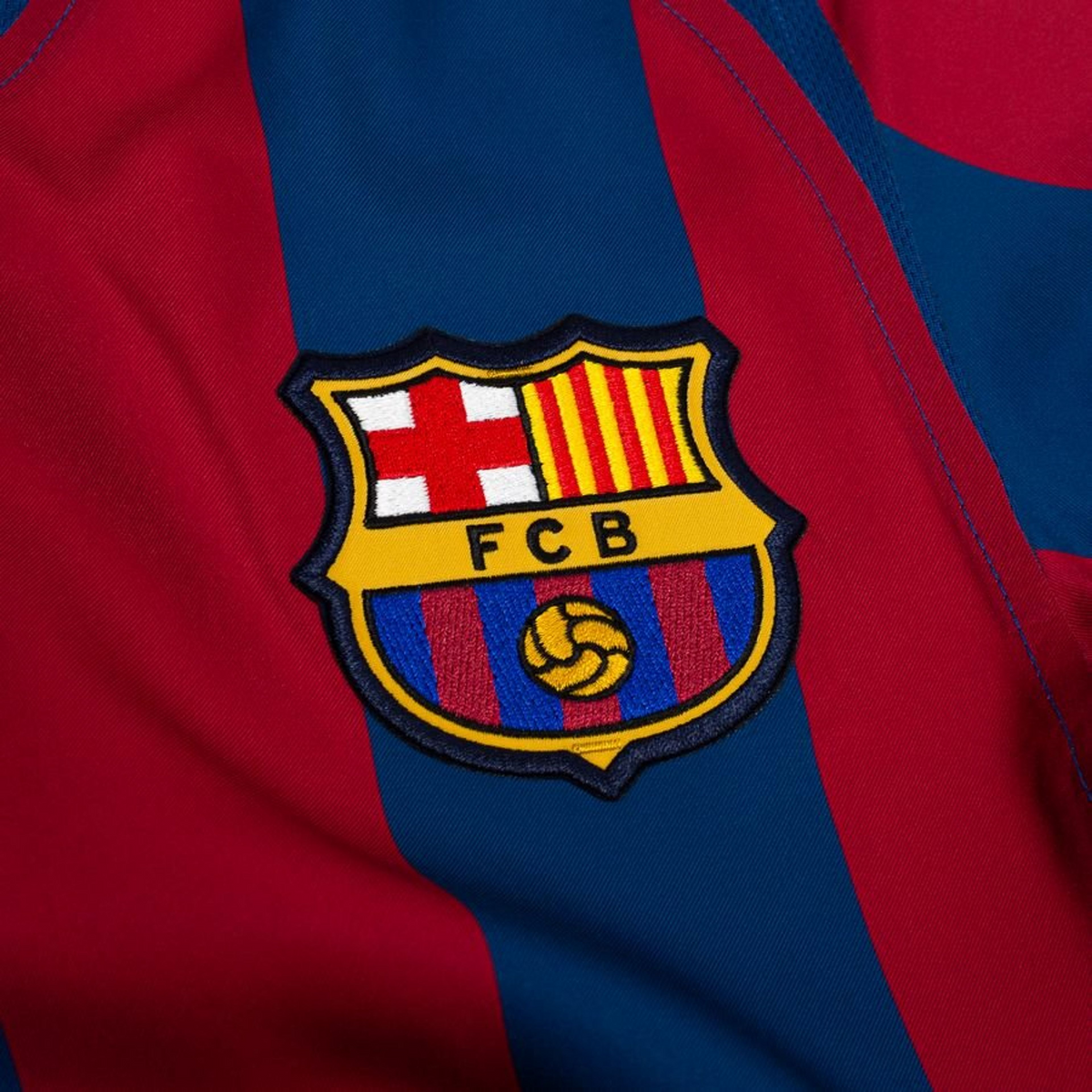 Maillot Barcelone Retro Vintage Manches Longues 2005 2006 Domicile Homme