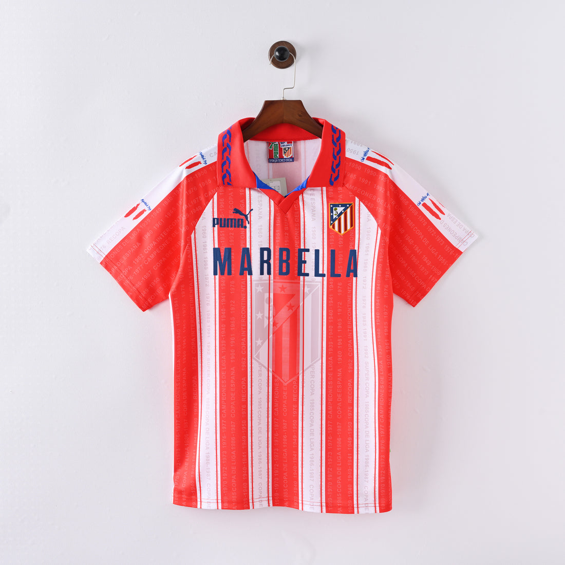 Maillot Atletico Madrid Retro Vintage 1995-1996 Domicile Homme | Foot Sport