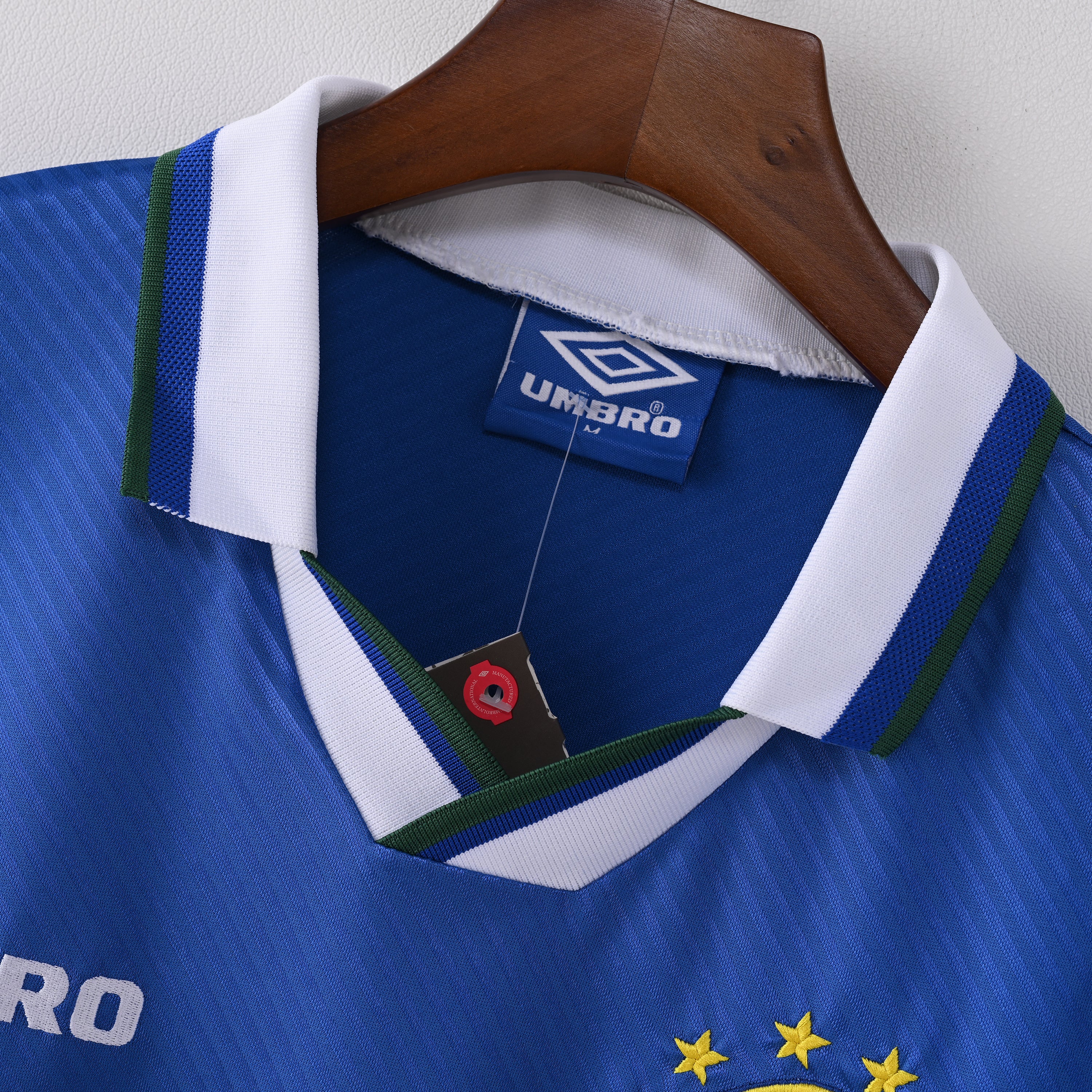 Maillot Bresil Retro Vintage 1995-1997 4 Etoile Exterieur Homme | Foot Sport