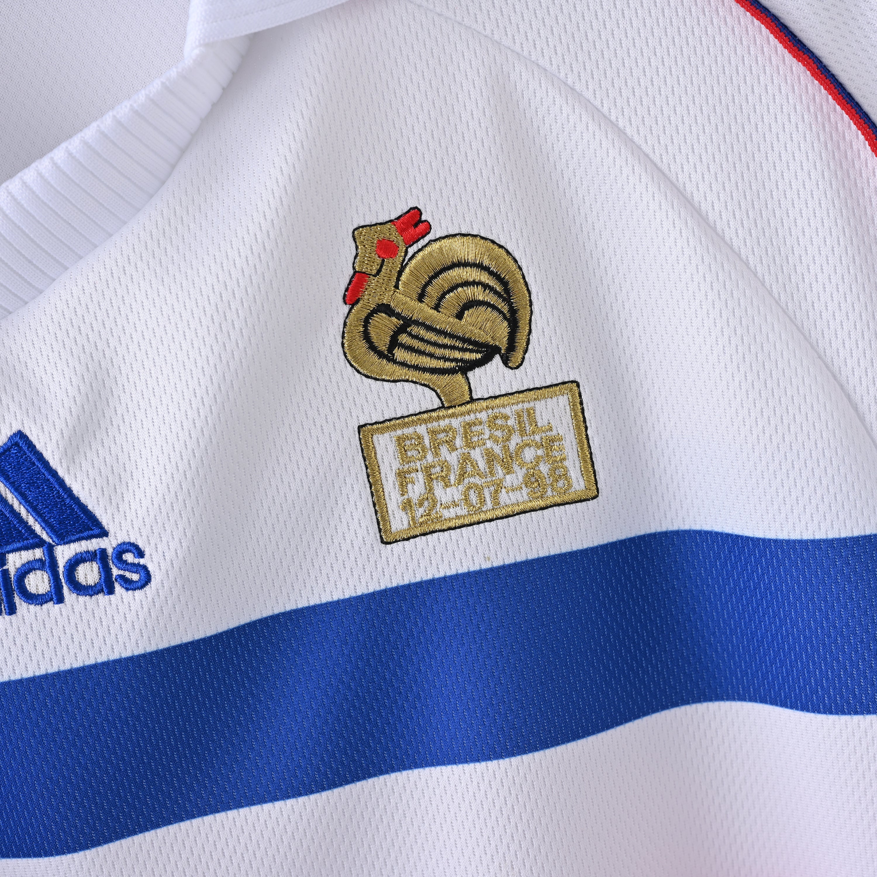Maillot France Manches Longues 1998 Retro Vintage Exterieur Homme | Foot Sport