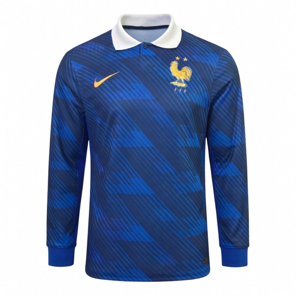 maillot-france-manches-longues-domicile-bleu-coupe-du-monde-2026-homme-foot-sport
