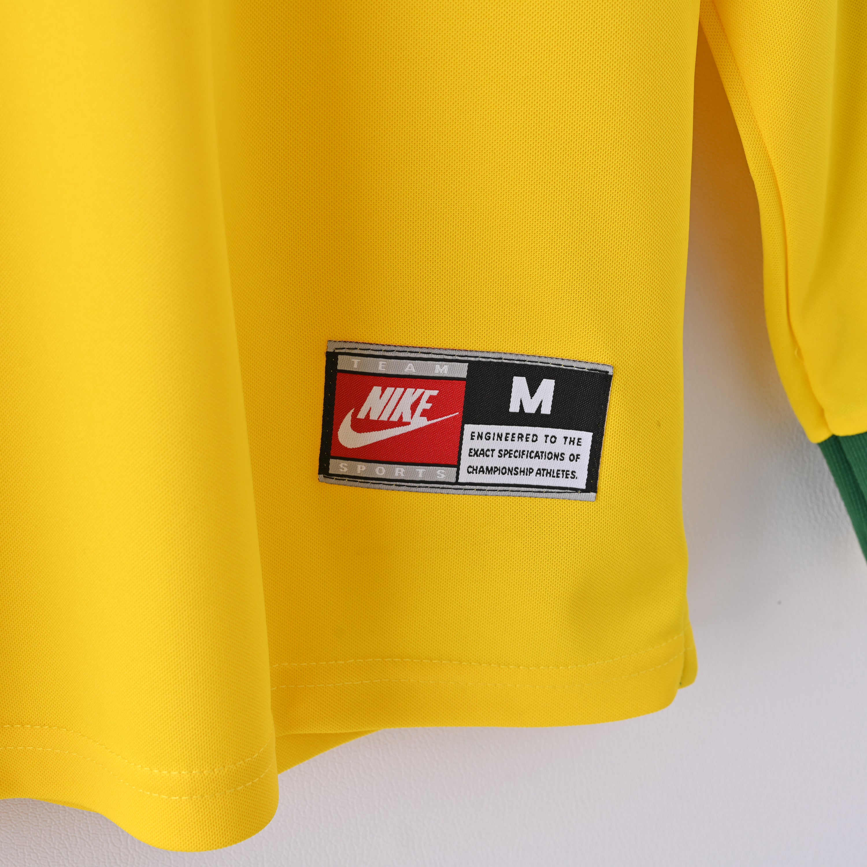 Maillot Bresil Retro Vintage Manches Longues 1998 Domicile Homme | Foot Sport