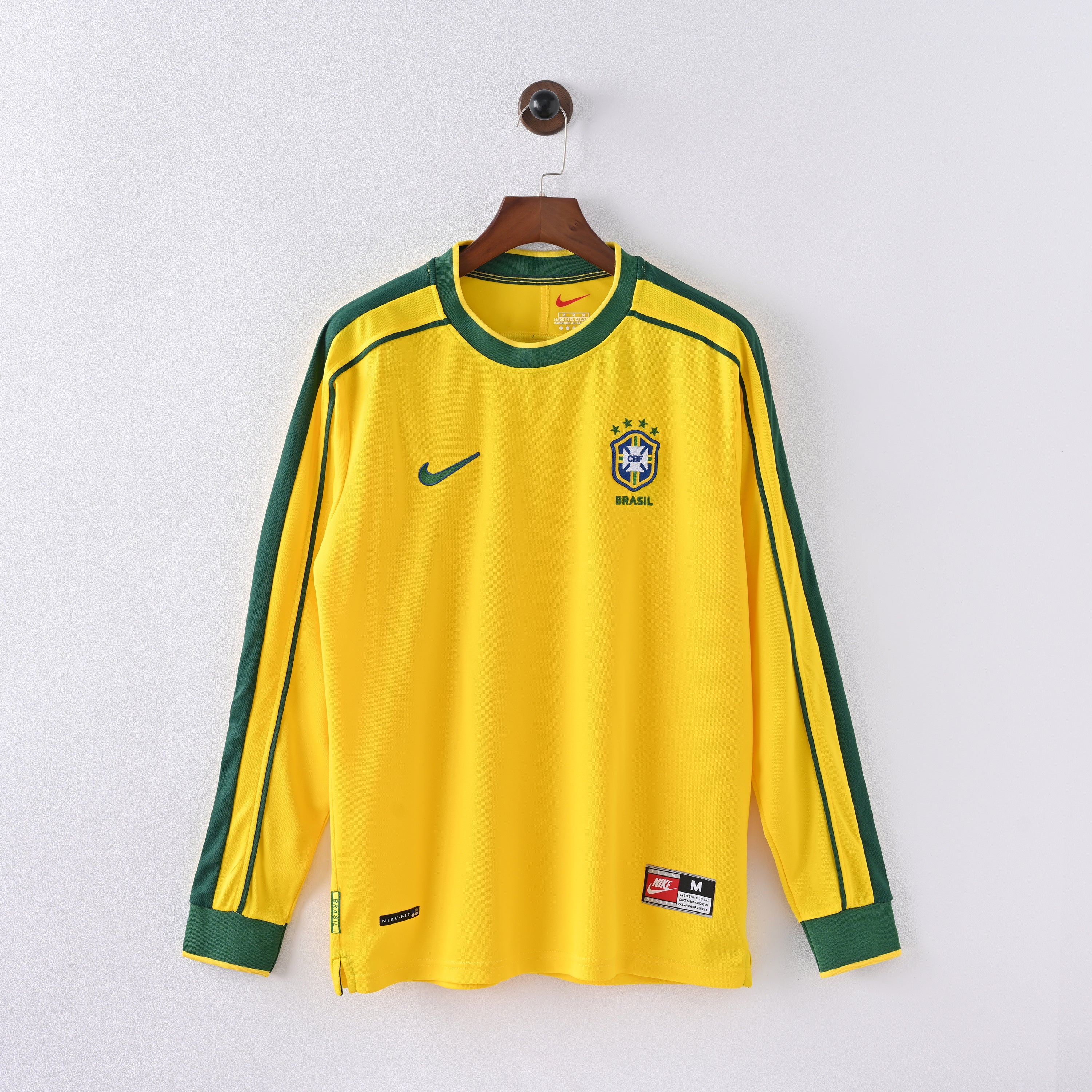 maillot-manches-longues-bresil-1998-domicile-homme