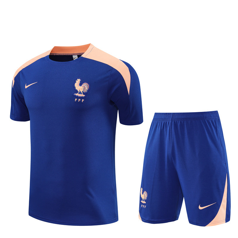 Maillot Short Training France Bleu Homme/Enfant 2025 2026 | Foot Sport