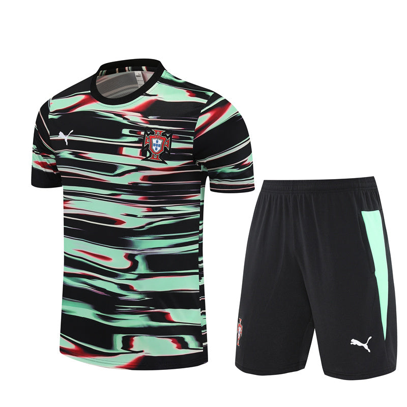 maillot-short-training-portugal-homme-25-26-vert-noir