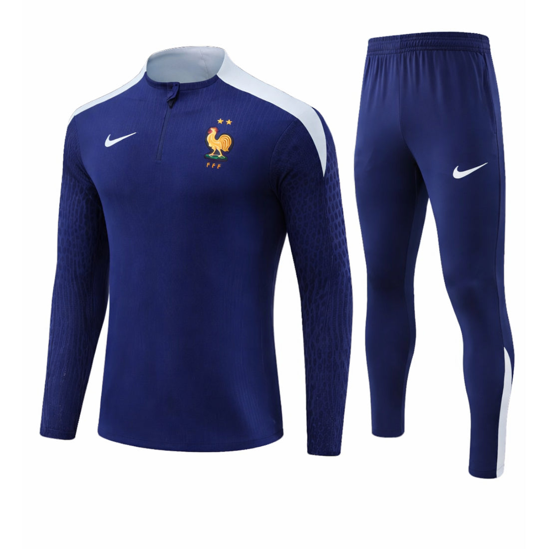 survetement-france-training-homme-enfant-2024-2025-bleu