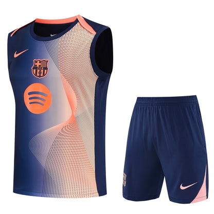 Debardeur Short Arsenal Homme 2026 2027 Bleu Royal Orange | Foot Sport