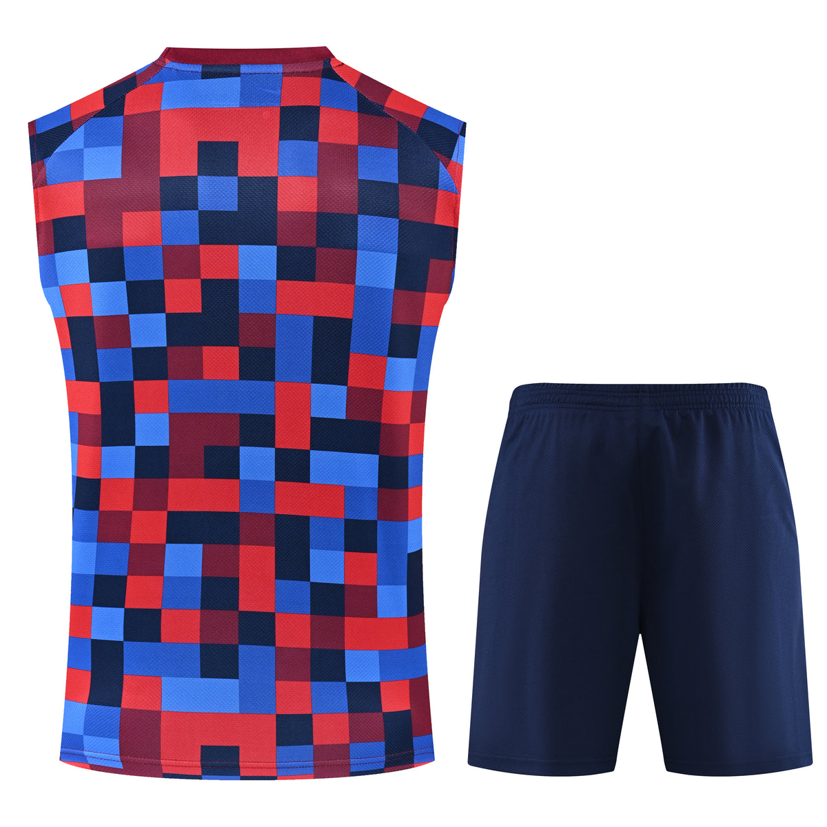 Debardeur-Short-Barcelone-Barca-2026-2027-Rouge-Bleu-Motif-2