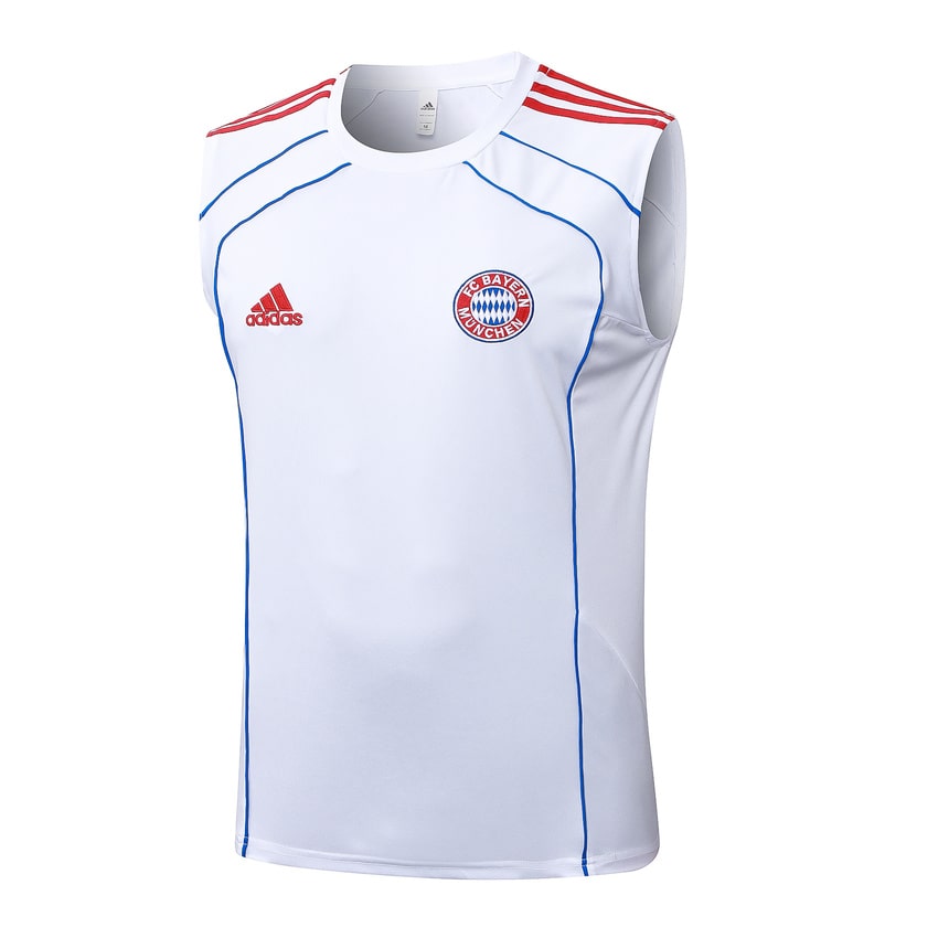 Debardeur Short Bayern Munich Homme 2025 2026 Blanc | Foot Sport