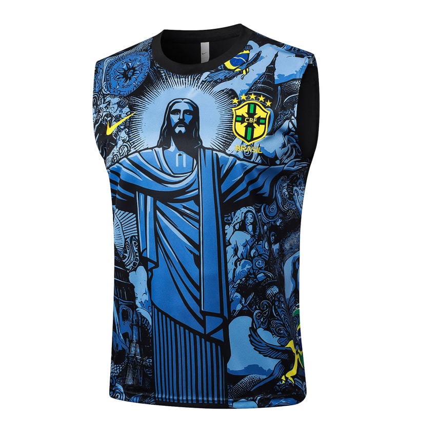 Debardeur-Short-Bresil-2024-2025-Bleu-Motif-2