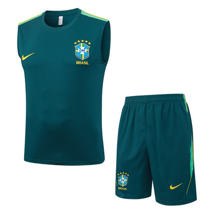 Debardeur-Short-Bresil-2026-2027-Vert-Fonce-1