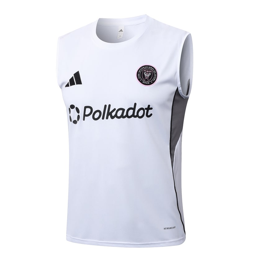 Debardeur Short Inter Miami Homme 2025 2026 Blanc Noir | Foot Sport