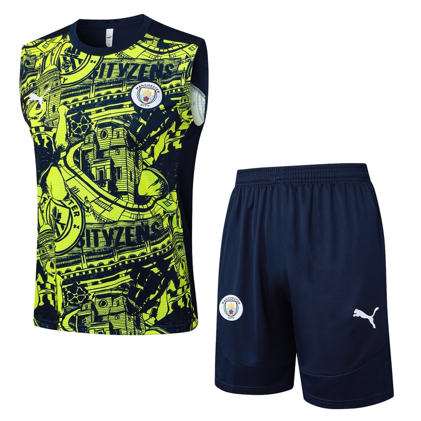 Debardeur-Short-Manchester-City-2024-2025-Jaune-Noir