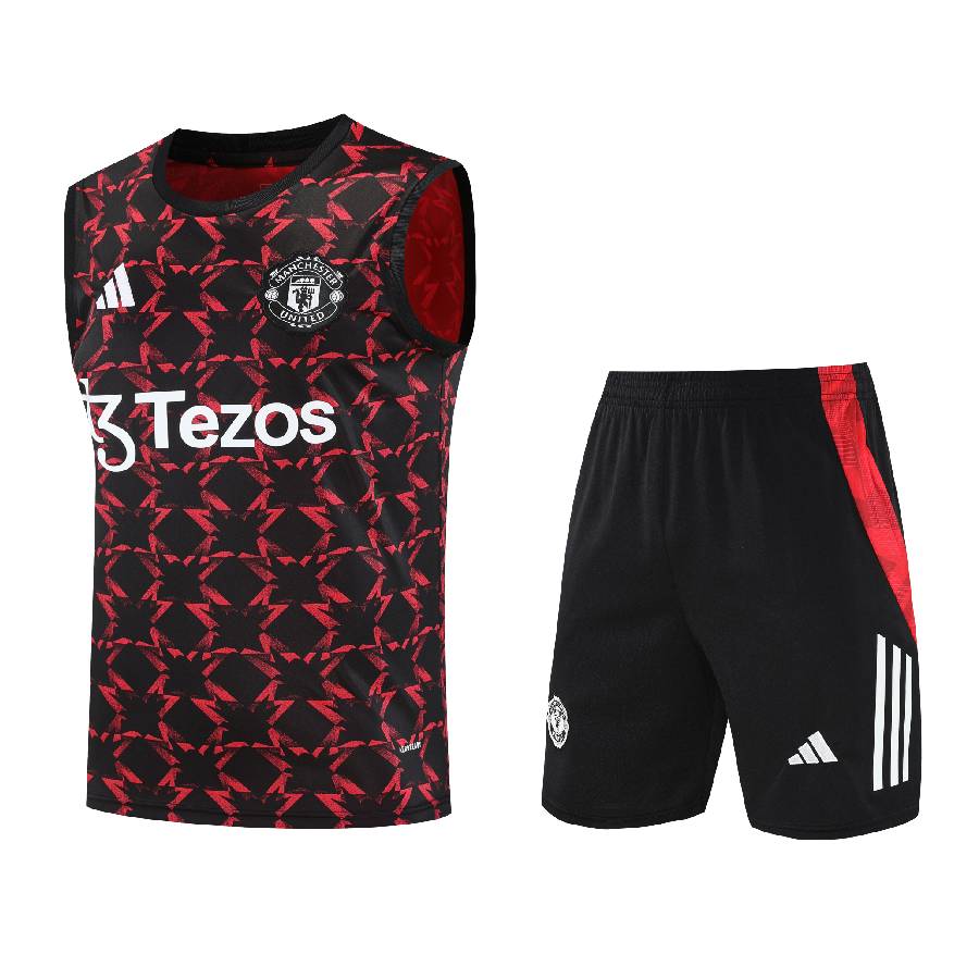 Debardeur-Short-Manchester-United-2025-2026-Rouge-Noir-Motif-1
