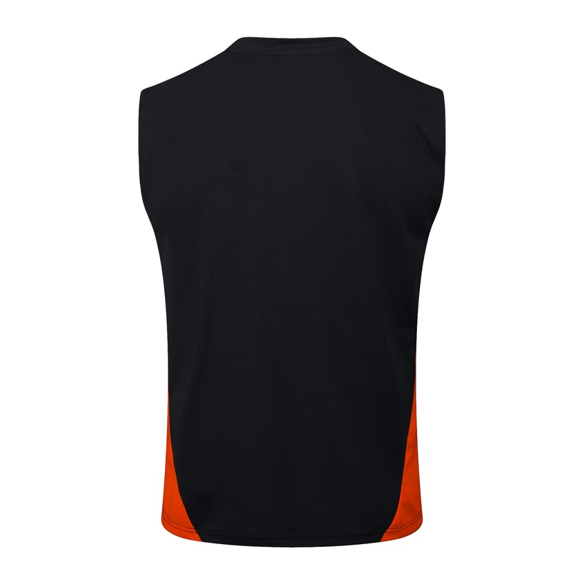 Camiseta sin mangas y pantalón corto del AC Milan para hombre 2024-2025, color negro | Fútbol