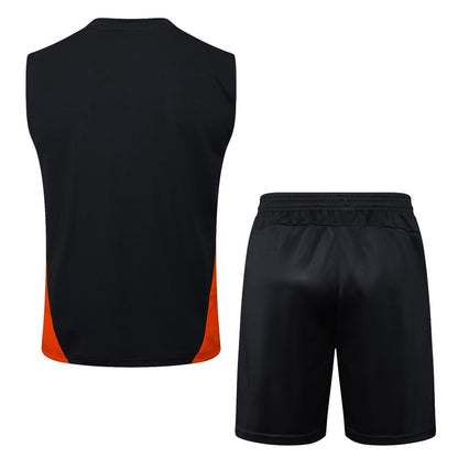 Debardeur Short Milan AC Homme 2024 2025 Noir | Foot Sport