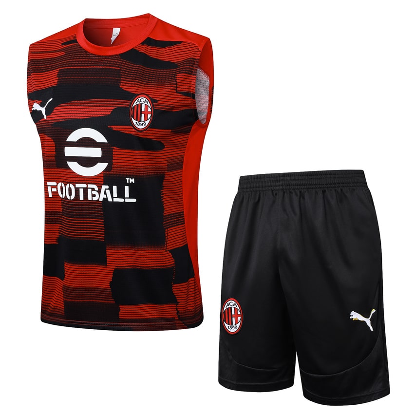 Debardeur-Short-Milan-AC-2024-2025-Rouge-Noir