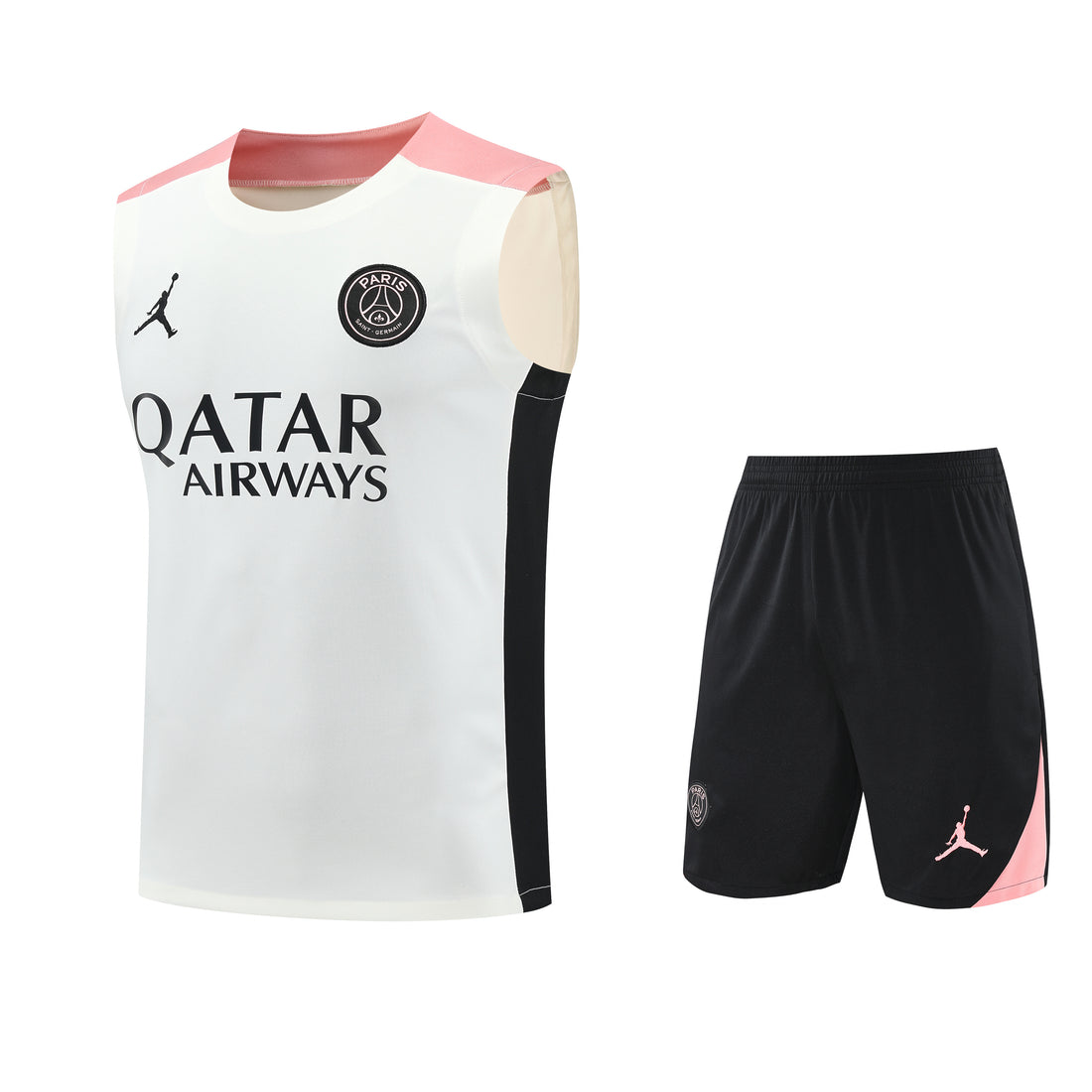 Debardeur-Short-PSG-2025-2026-Blanc-Rose-1