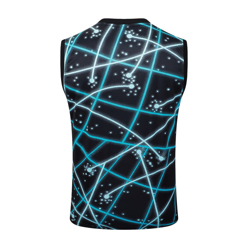 Debardeur Short PSG Homme 2025 2026 Noir Bleu | Foot Sport