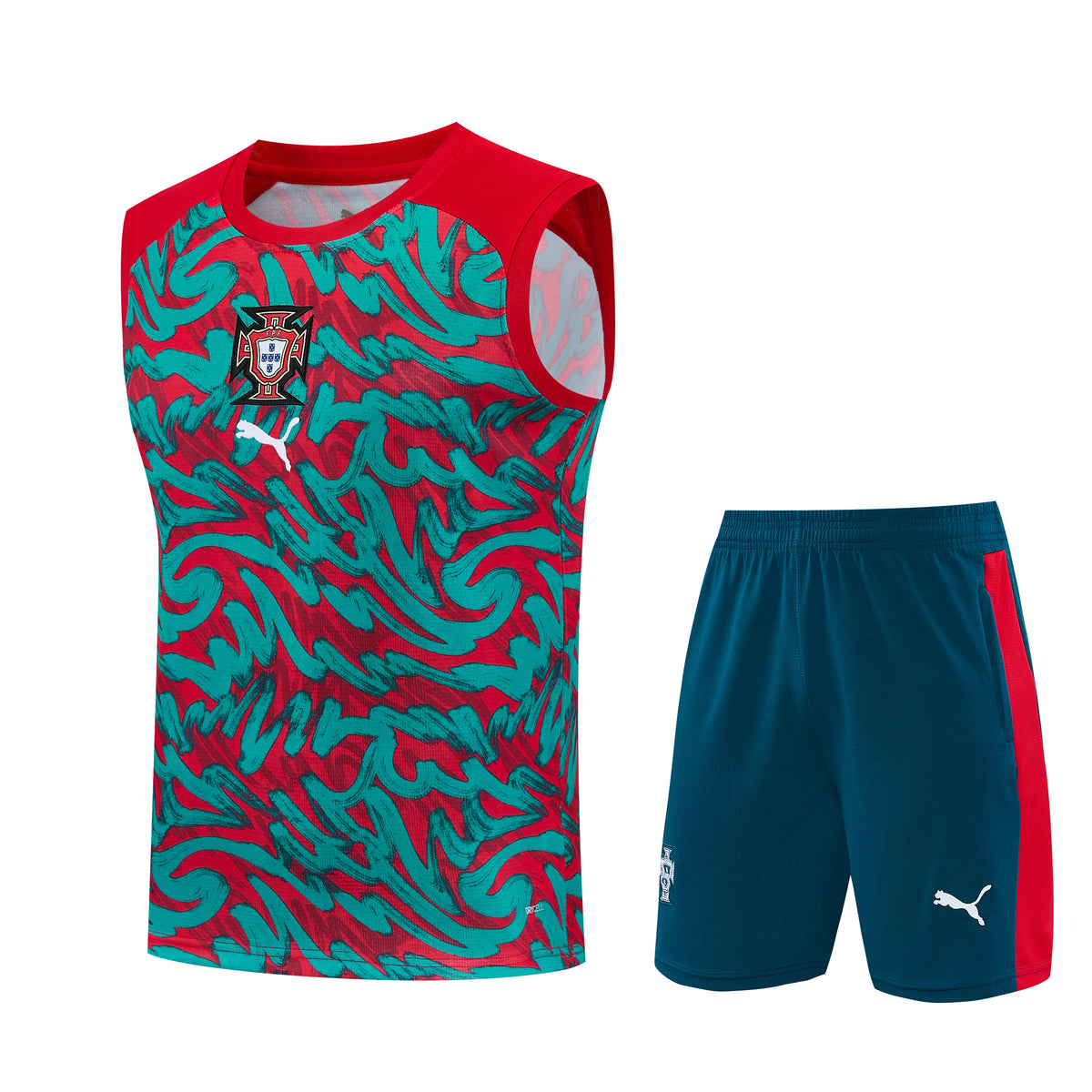 Debardeur-Short-Portugal-2026-2027-Rouge-Vert-Camouflage-1