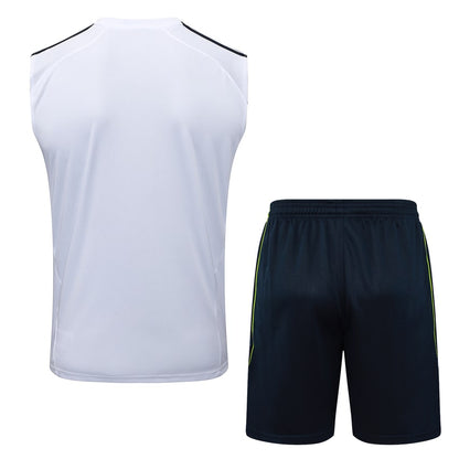 Debardeur Short Real Madrid Homme 2025 2026 Blanc | Foot Sport