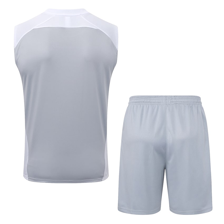 Debardeur Short Real Madrid Homme 2025 2026 Gris Blanc | Foot Sport
