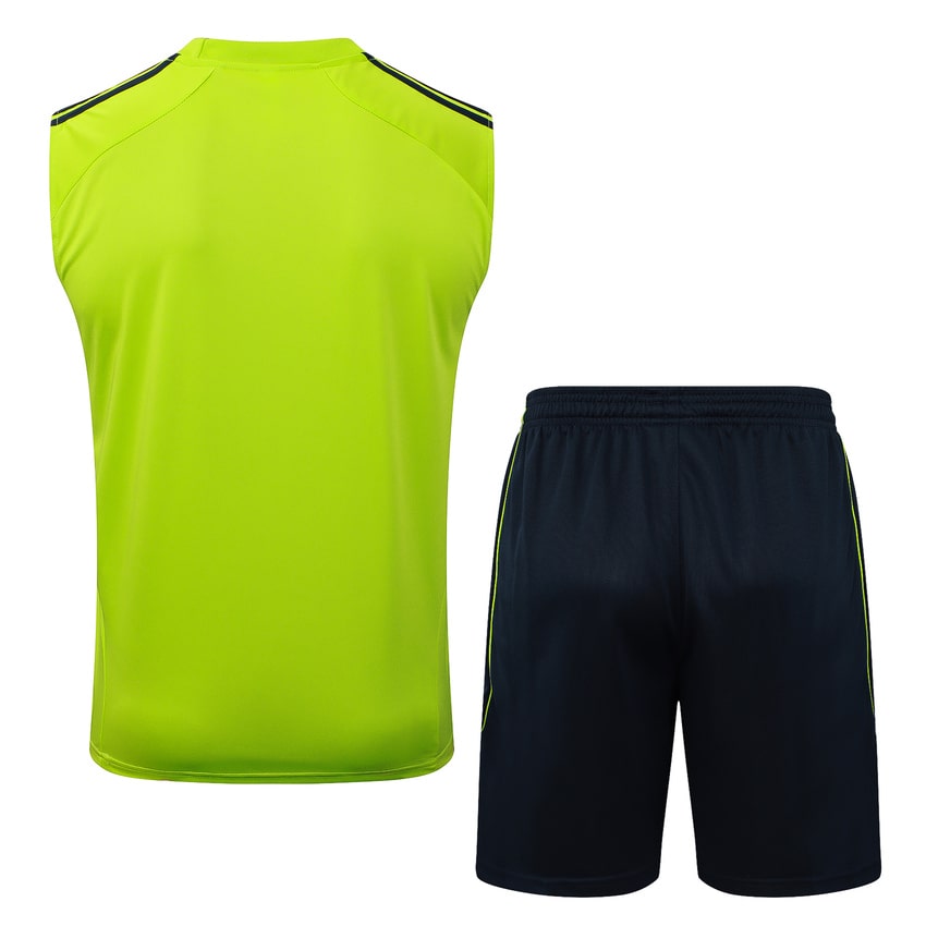 Debardeur Short Real Madrid Homme 2025 2026 Jaune Foncé | Foot Sport