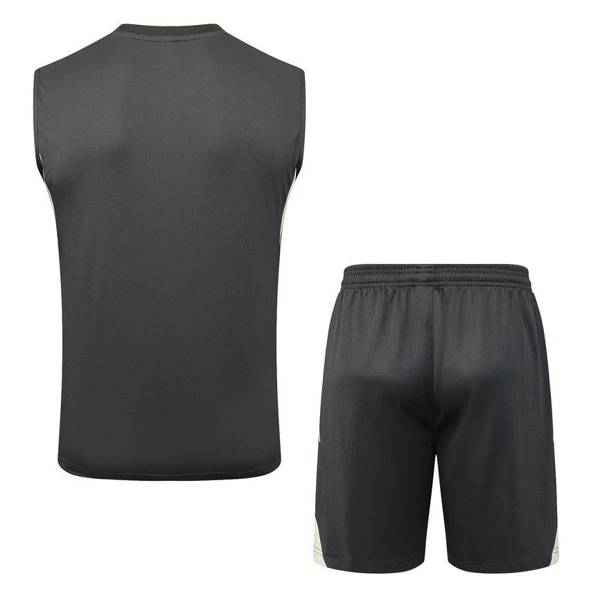Debardeur Short Real Madrid Homme 2025 2026 Noir Jaune | Foot Sport