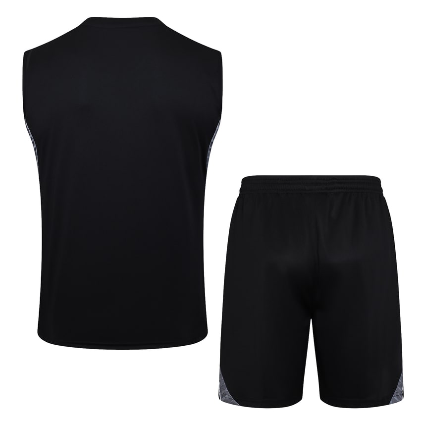 Debardeur Short Real Madrid Homme 2025 2026 Noir Sombre | Foot Sport