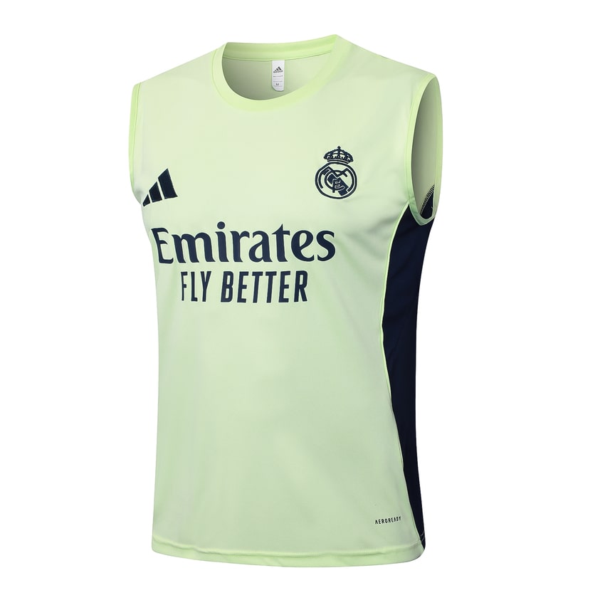 Camiseta de tirantes y pantalón corto del Real Madrid para hombre 2025-2026, verde claro | Fútbol