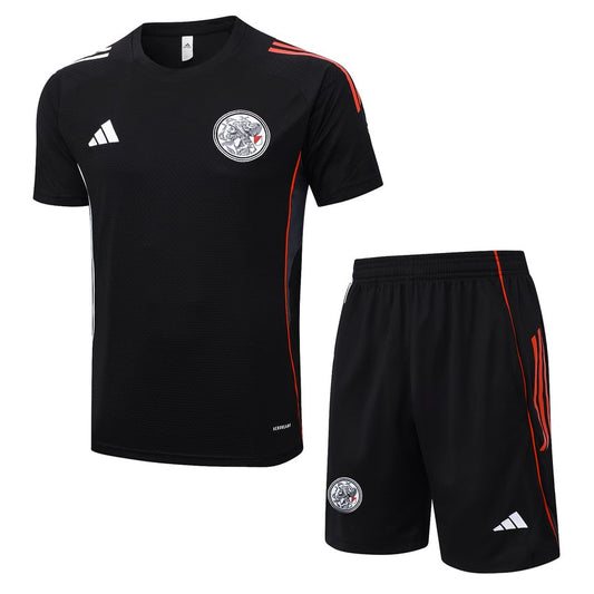 Ensemble-Maillot-Short-Ajax-2025-2026-Noir-Sombre-1