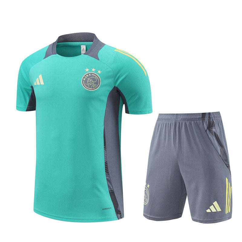 Ensemble-Maillot-Short-Ajax-Amsterdam-2024-2025-Vert-1