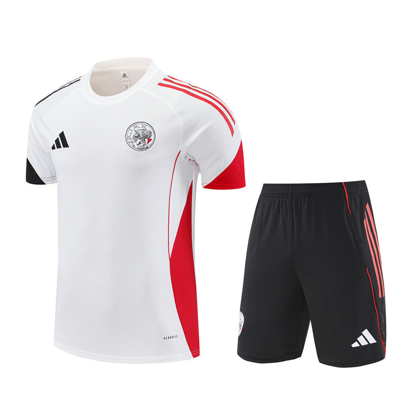 Ajax Amsterdam Men's/Kids' Shorts Jersey Set 2025 2026 White