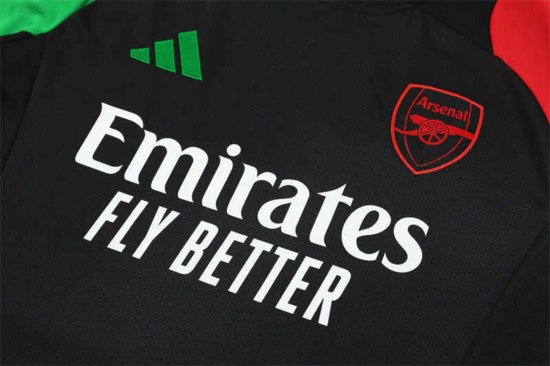 Ensemble Maillot Short Arsenal Homme/Enfant 2024 2025 Noir | Foot Sport