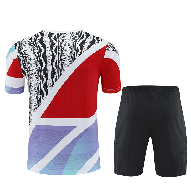 Ensemble Maillot Short Arsenal Homme/Enfant 2024 2025 Rouge Blanc Camouflage | Foot Sport