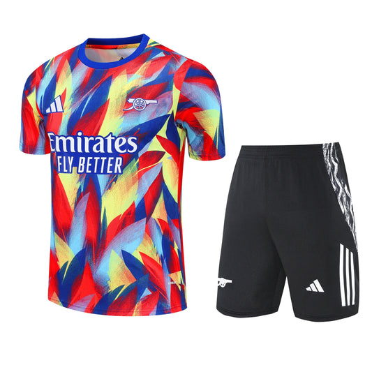 Ensemble-Maillot-Short-Arsenal-2025-2026-Bleu-Jaune-Camouflage-1