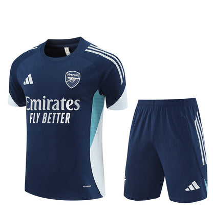Ensemble Maillot Short Arsenal Homme/Enfant 2025 2026 Bleu Sombre | Foot Sport