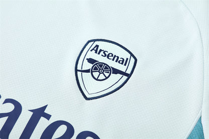 Ensemble Maillot Short Arsenal Homme/Enfant 2025 2026 Gris Clair | Foot Sport