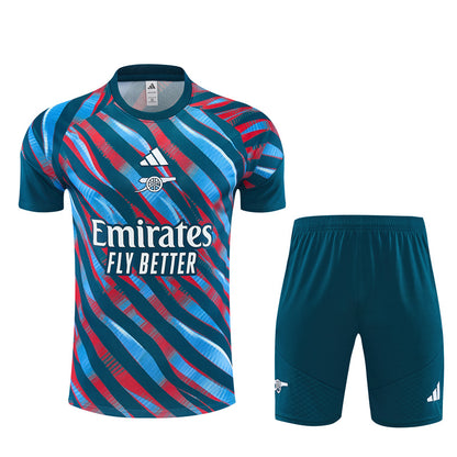 Ensemble-Maillot-Short-Arsenal-2026-2027-Bleu-Rouge-Camouflage-4