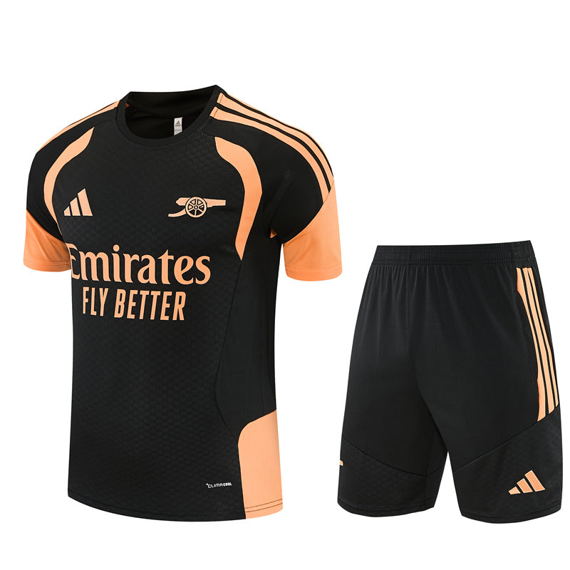 Ensemble-Maillot-Short-Arsenal-2026-2027-Noir-Orange-1